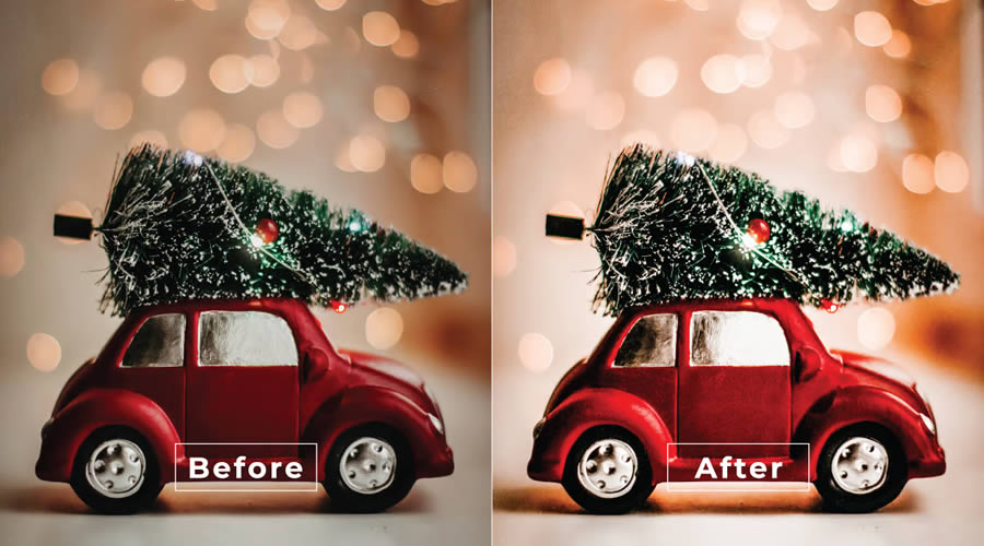 10 Christmas Photoshop Effects