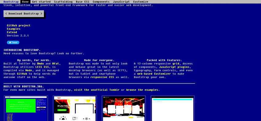 Bootstrap 386 DOS css Bootstrap computer video games free bootstrap web template html html5 responsive mobile-first