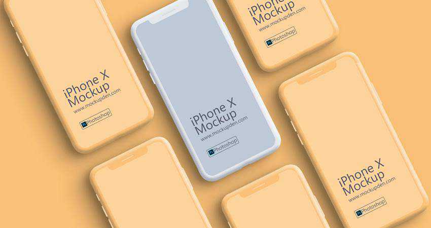 Clay iPhone Device Mockup free iphone mockup template psd photoshop